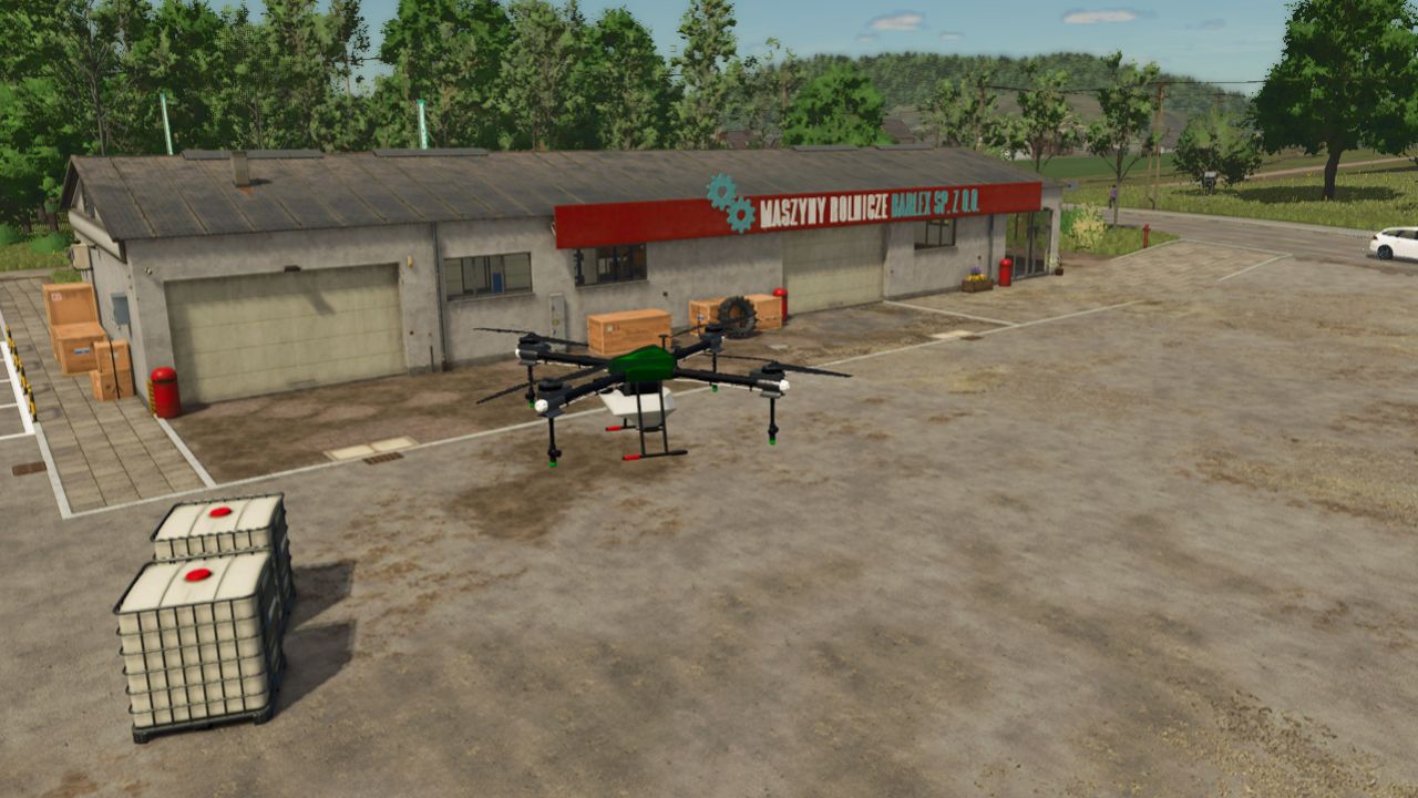 Dron rolniczy dla uprawy winorośli