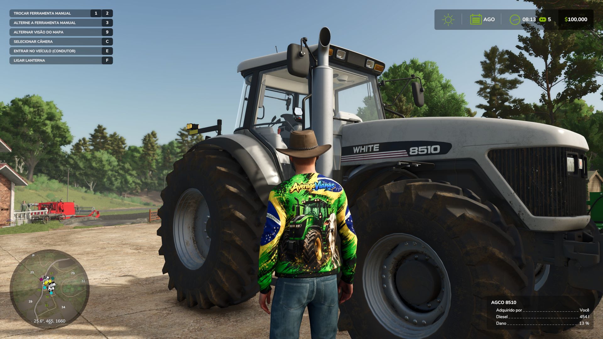 Chemise UV Agro Brasil