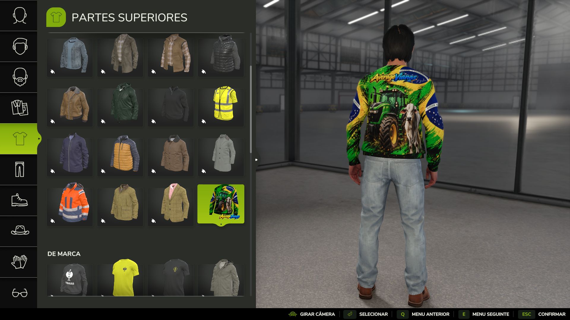 Chemise UV Agro Brasil