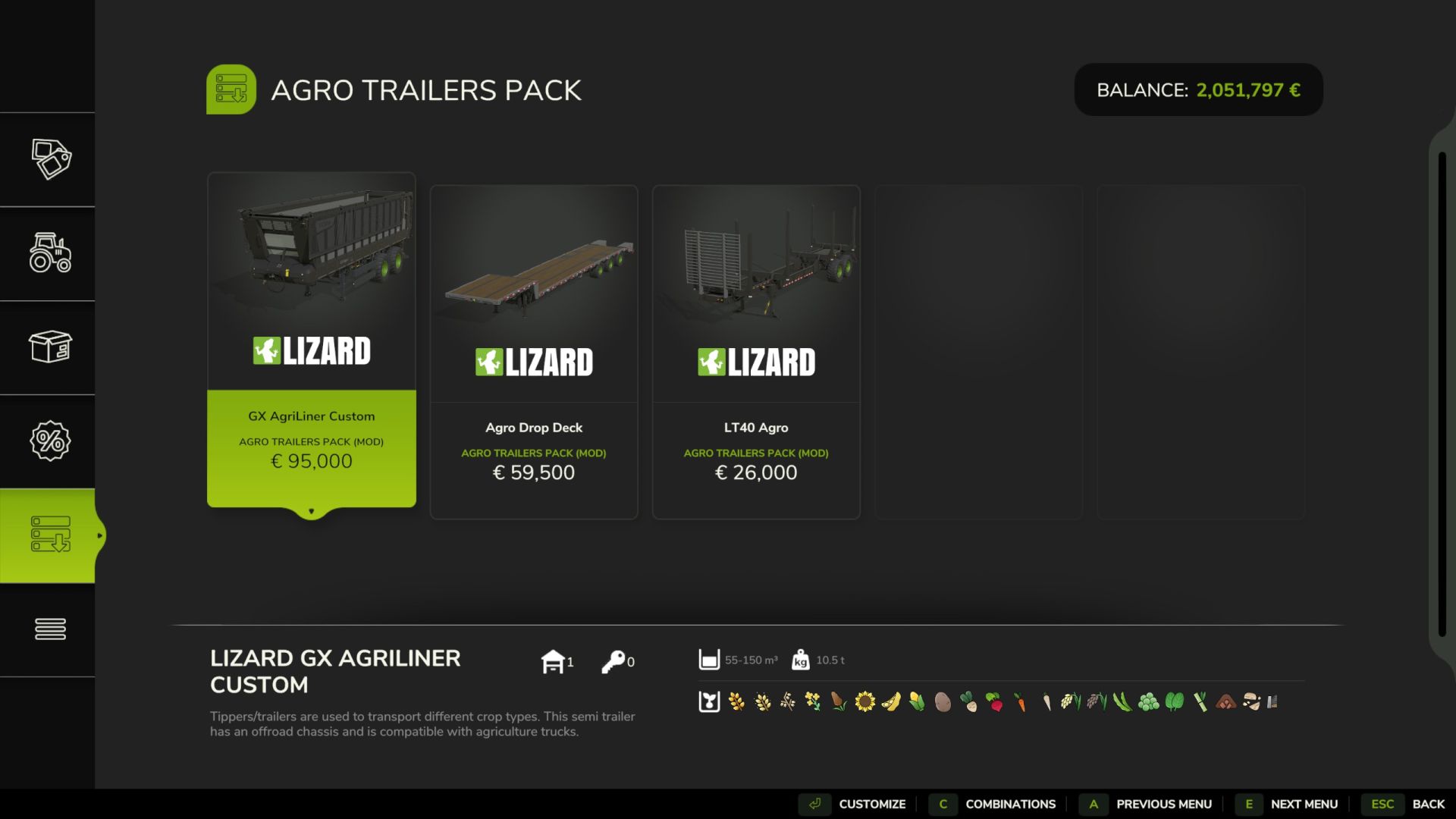 Agro -trailer Pack