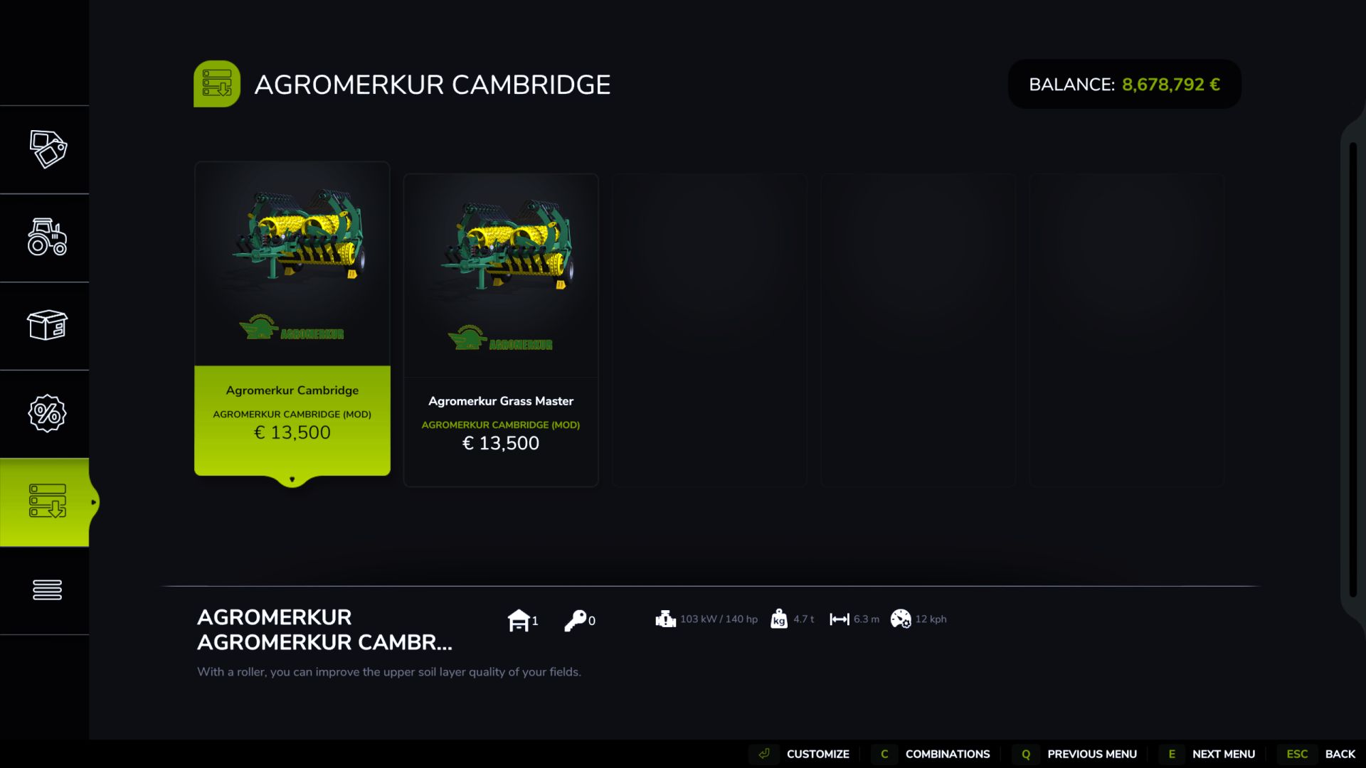 Agromerkur Cambridge 6.3