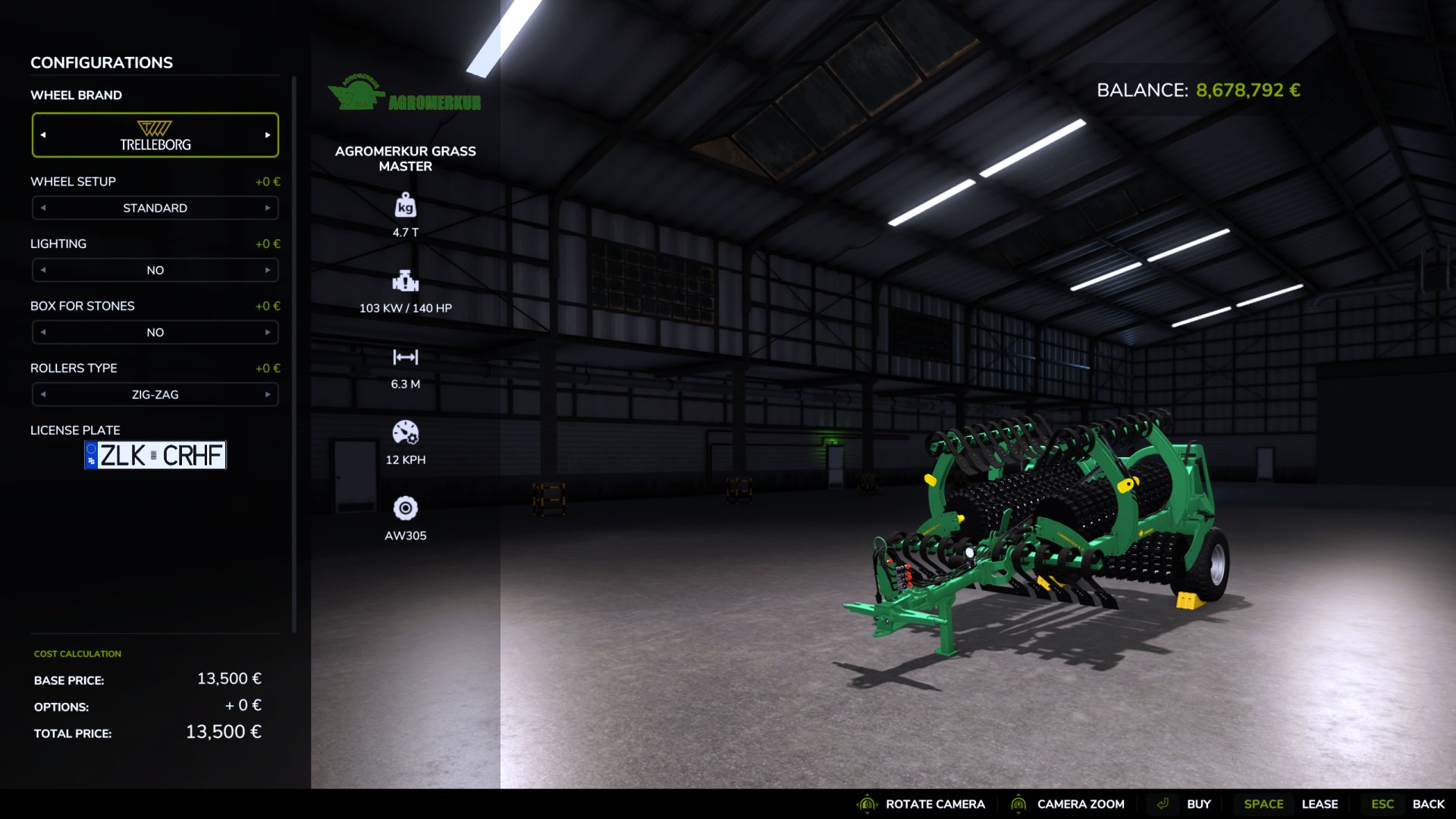 Agromerkur Cambridge 6.3