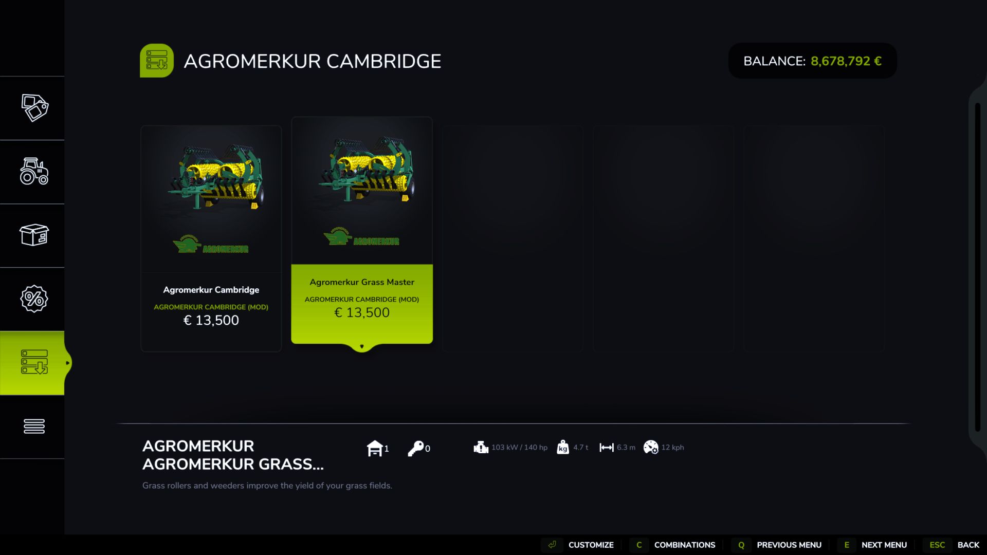 Agromerkur Cambridge 6.3