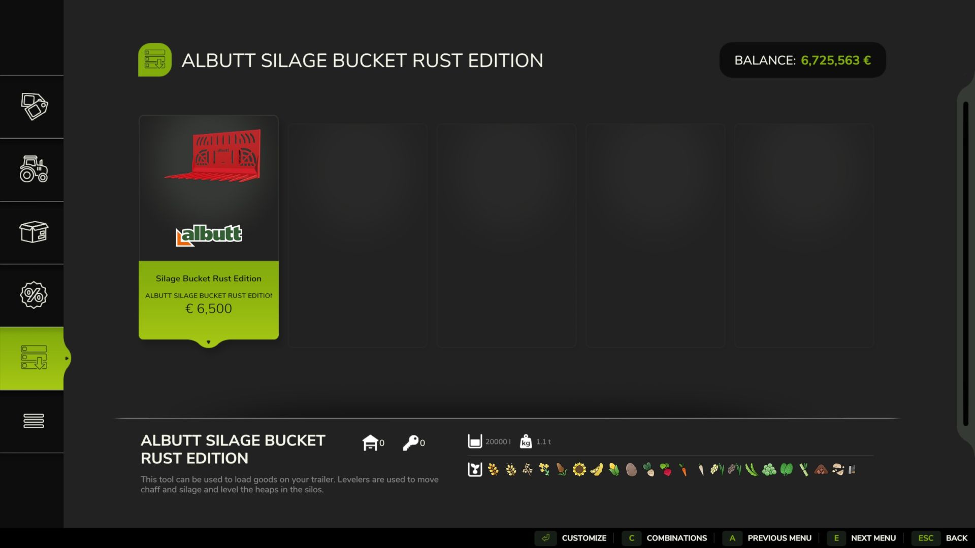 Albutt Silageeimer Rust Edition