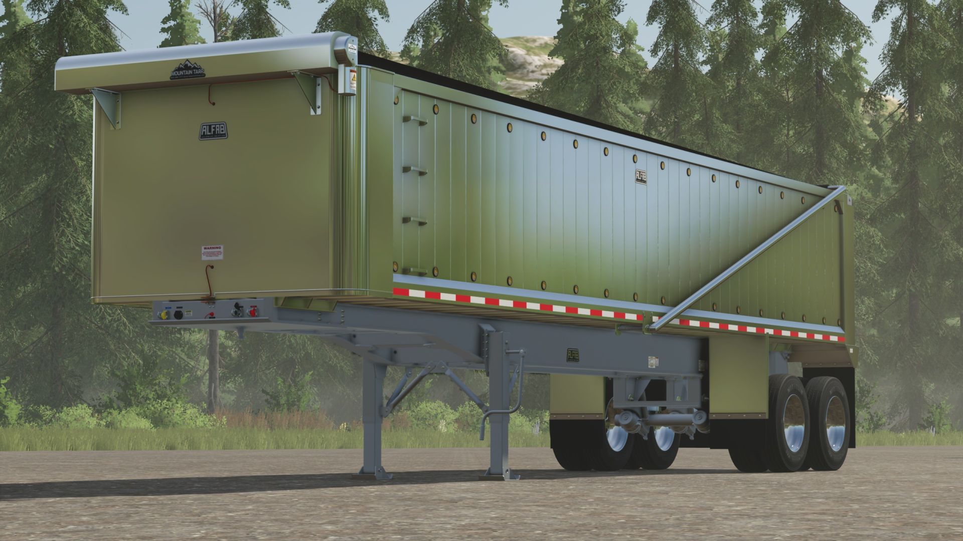 Alfab 35 End Dump FS25 KingMods Alfab 35 End Dump FS25 KingMods