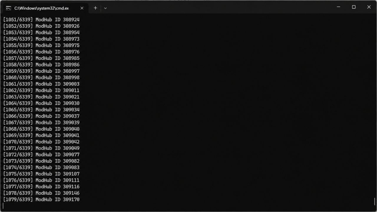 Gerador de pacote ModHub de todas as marcas