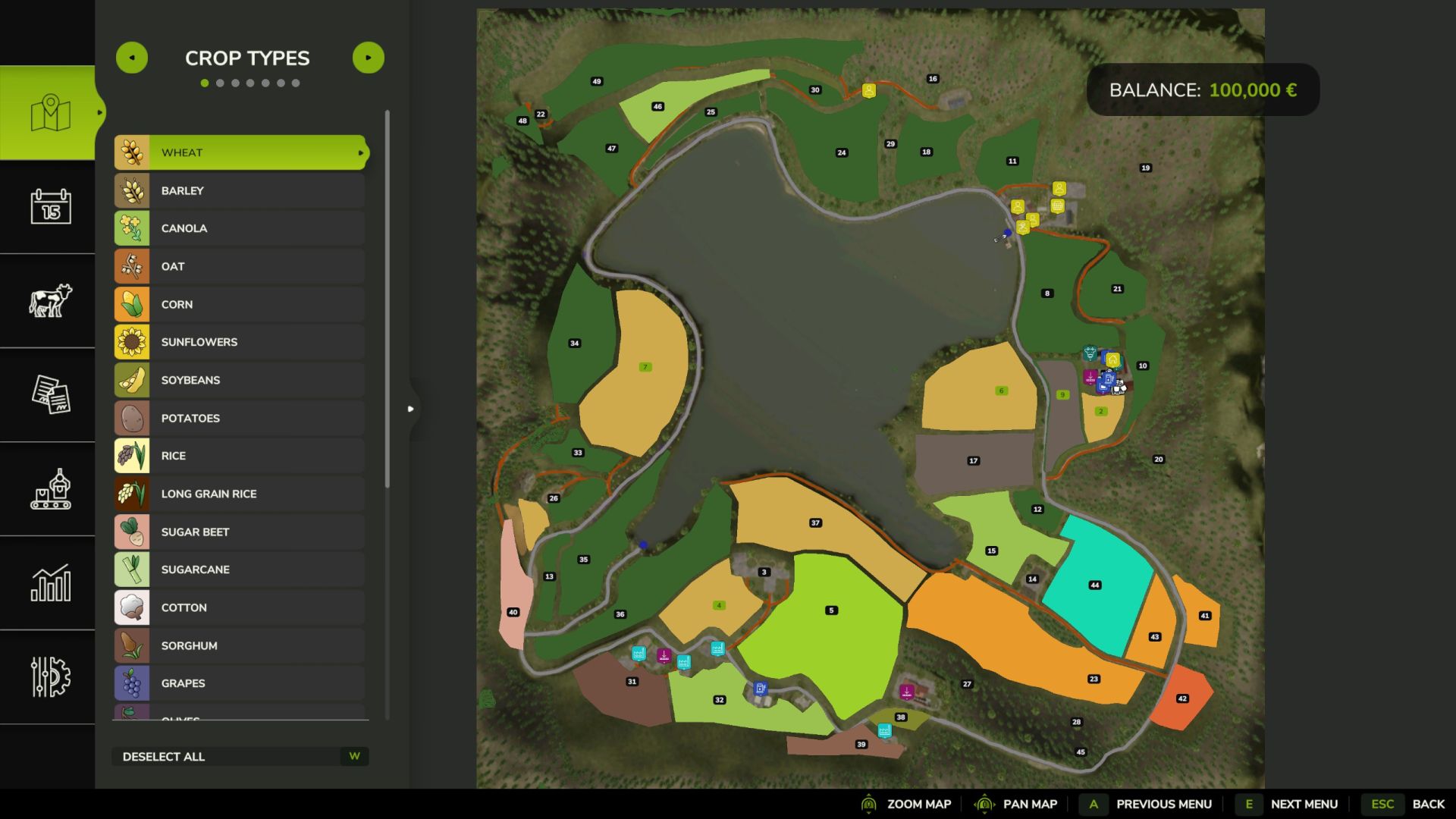 Alpenland Map