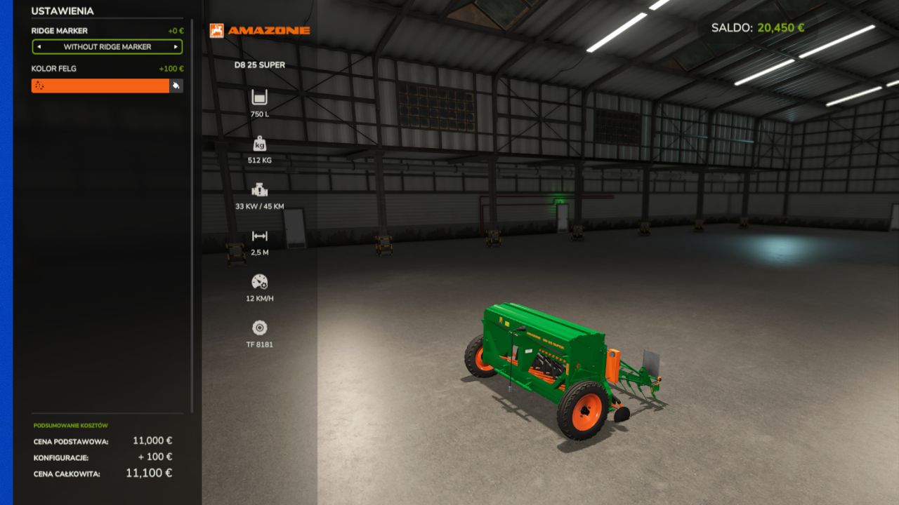 Amazone D8 25 Super