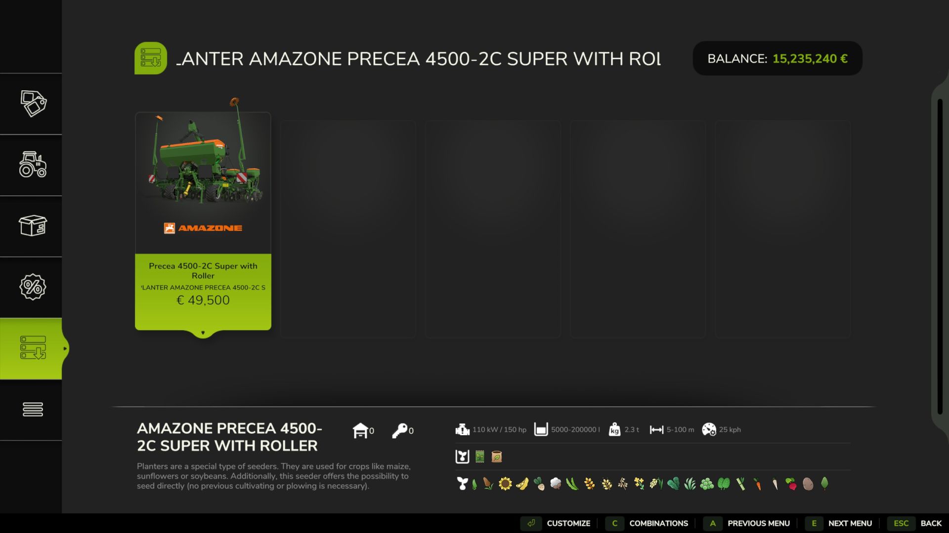 Amazone Precea 4500-2C (Unreal)