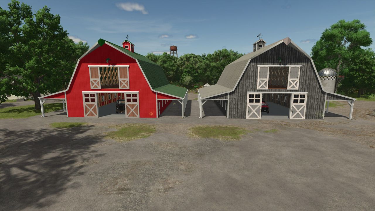 American Barn com armazenamento