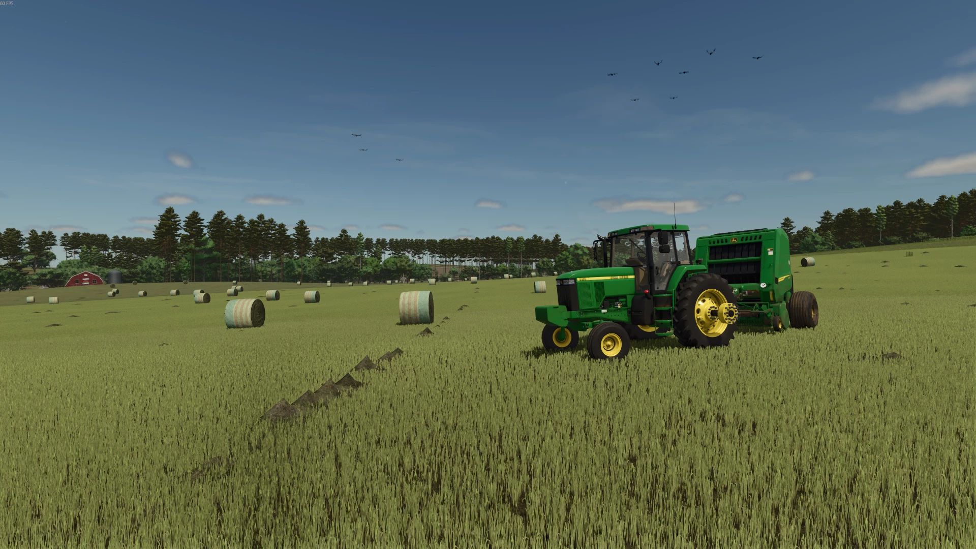 American Flag Net Wrap (Hay Texture) (Prefab)
