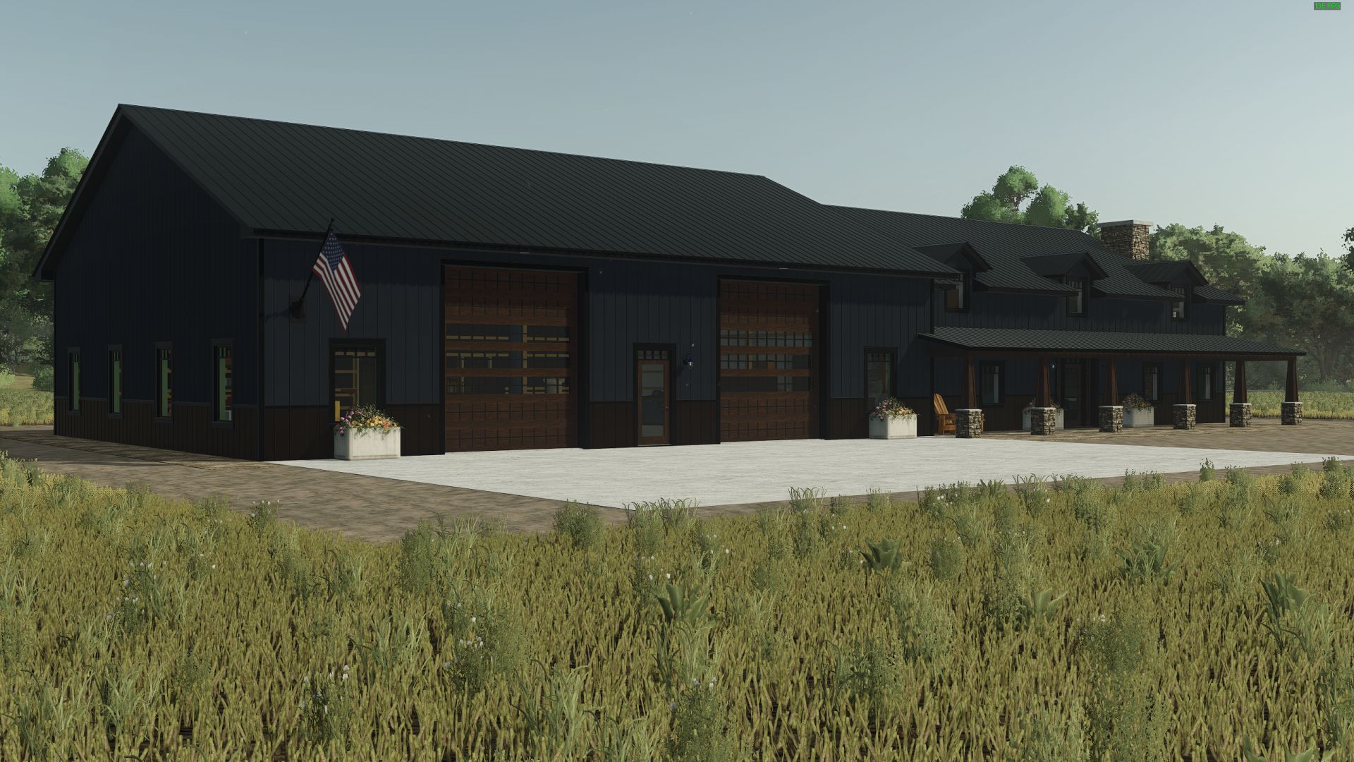American House with Workshop