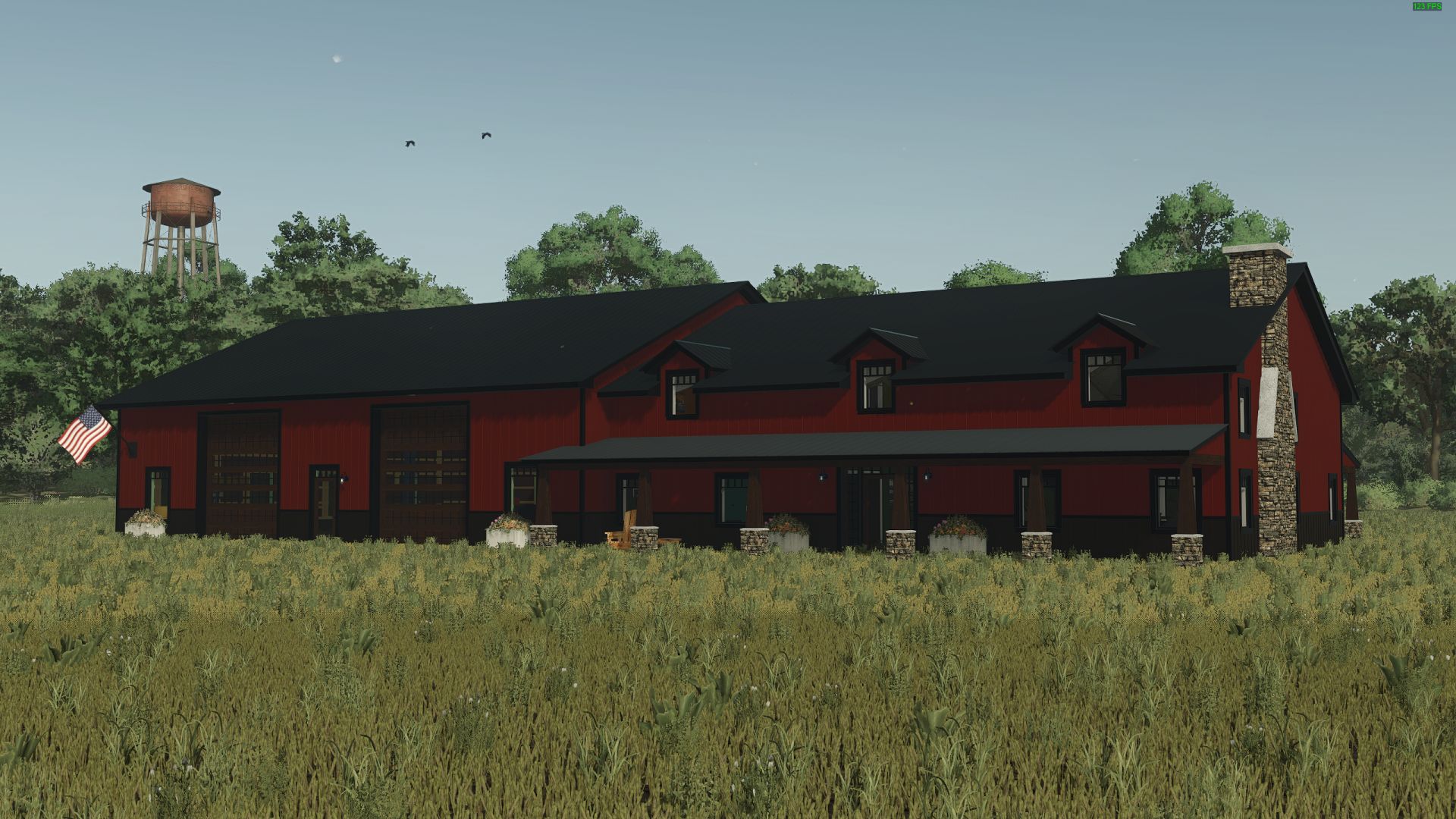 American House with Workshop