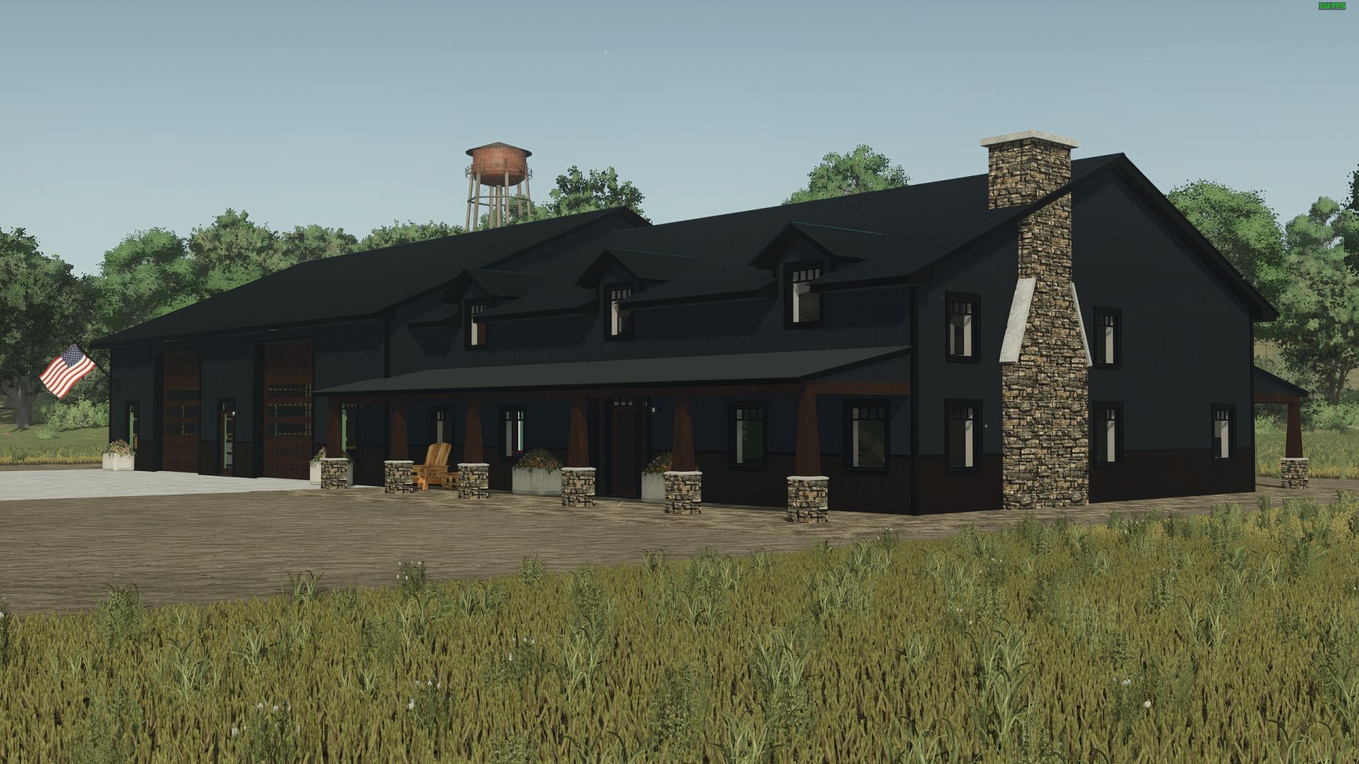 American House with Workshop