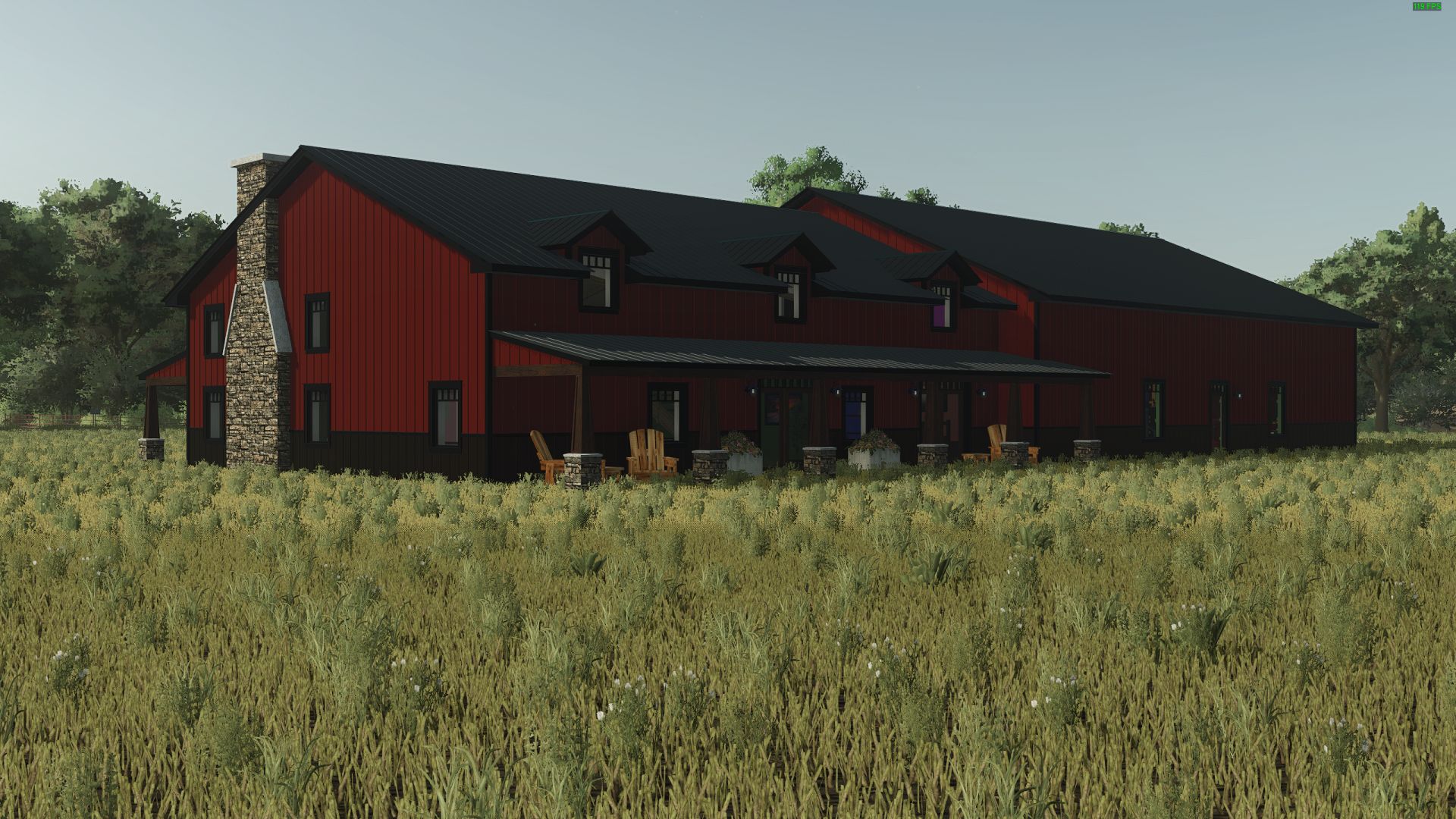American House with Workshop