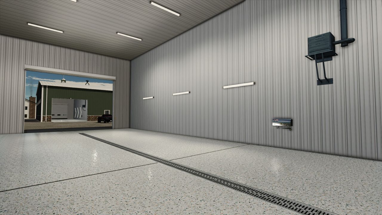 Taller de mantenimiento del Medio Oeste americano