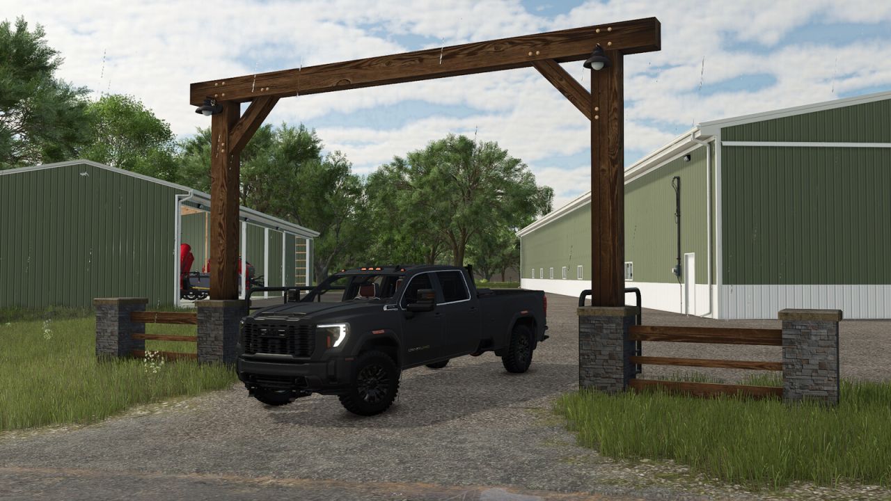 Ingang van de Amerikaanse Ranch Gate