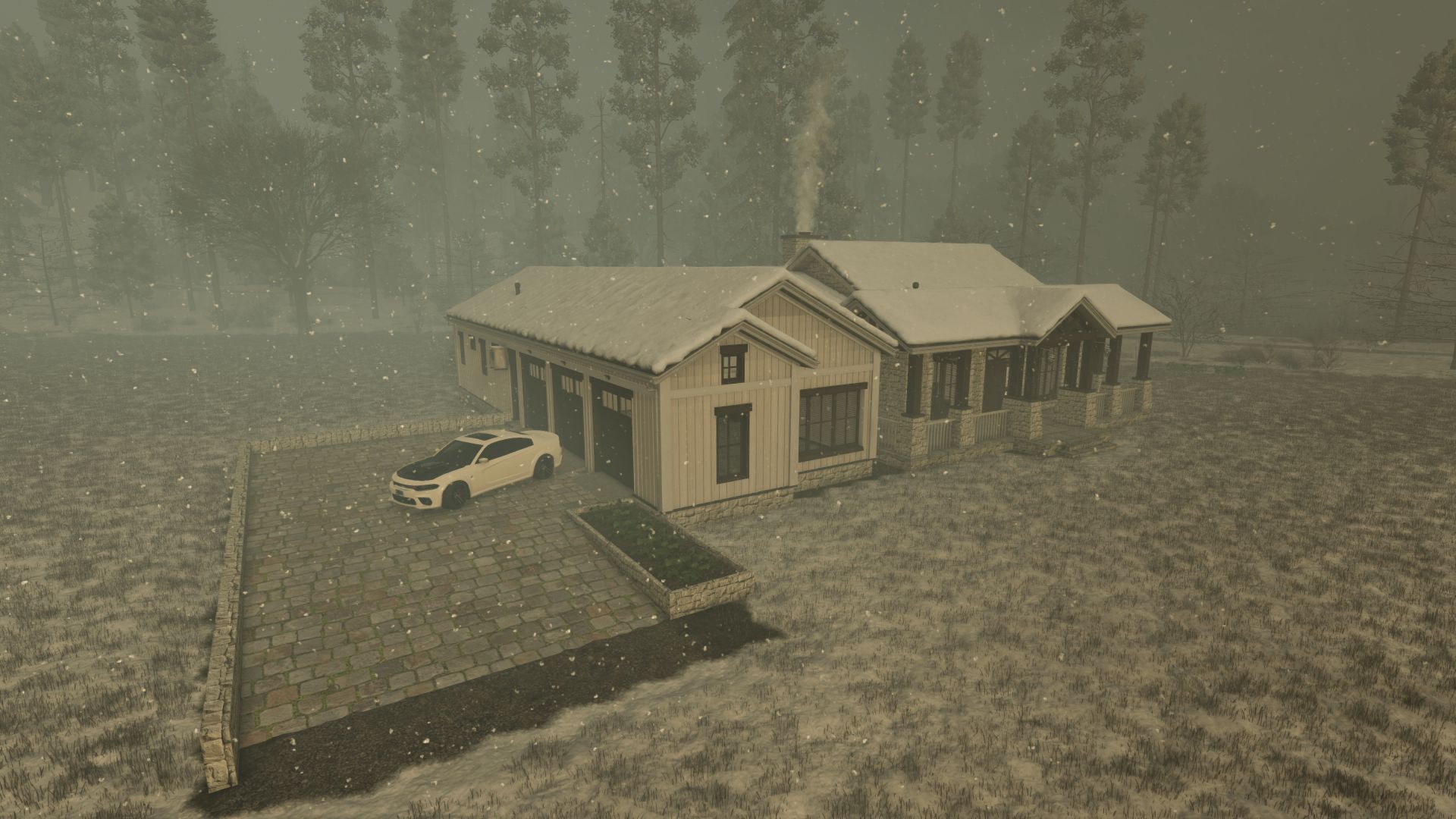 Amerikaanse stenen boerderij