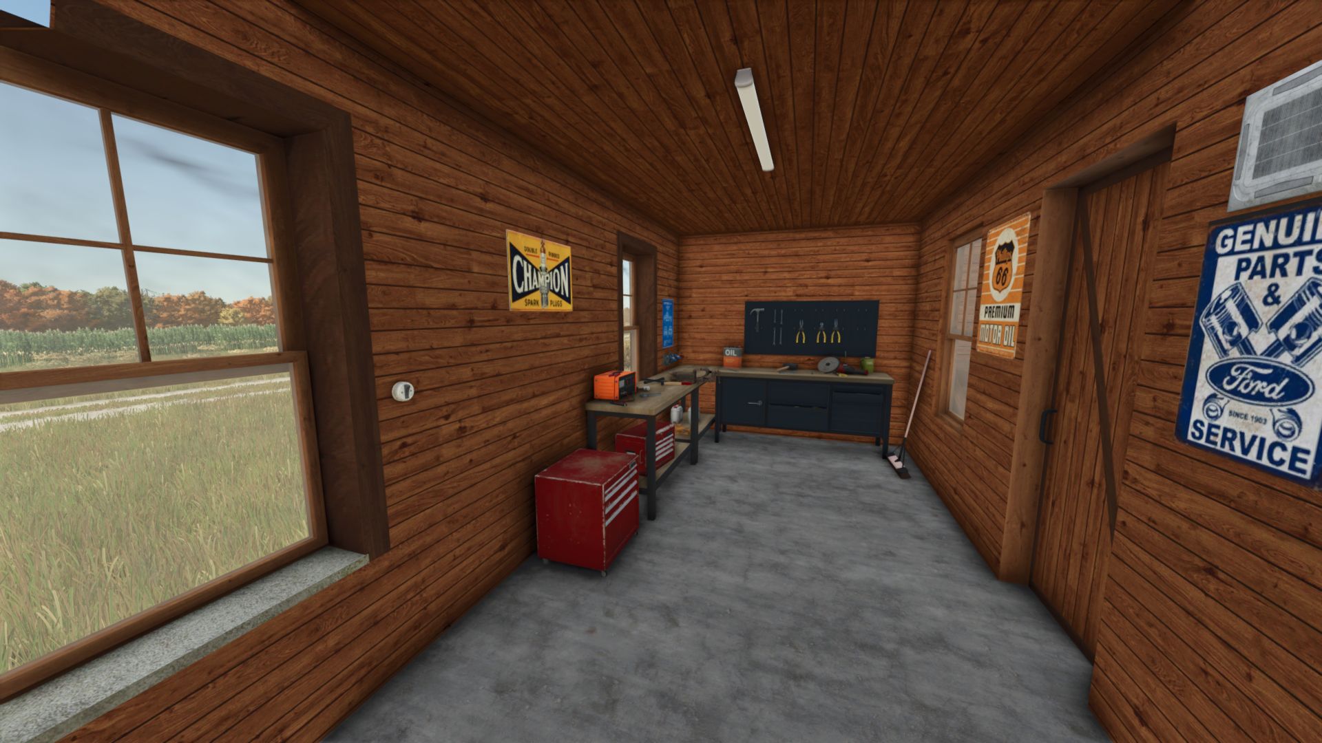 Garage in legno in stile americano