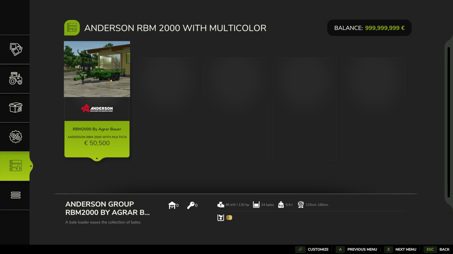 Anderson RBM 2000 FS25 thumbnail 5
