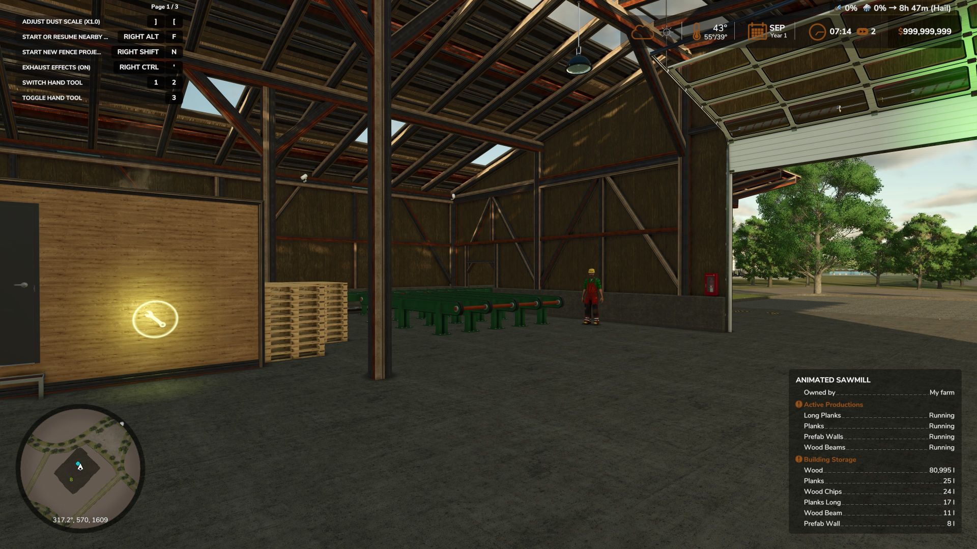 Animated Sawmill