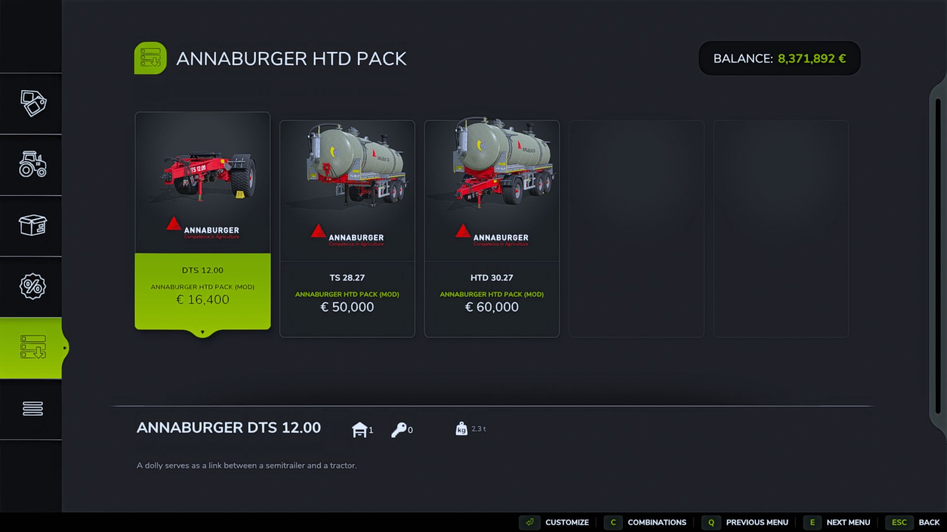 Annaburger HTD Pack