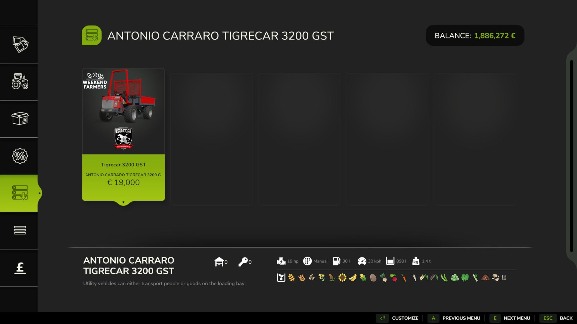 Antonio Carraro Tigrecar 3200 GST