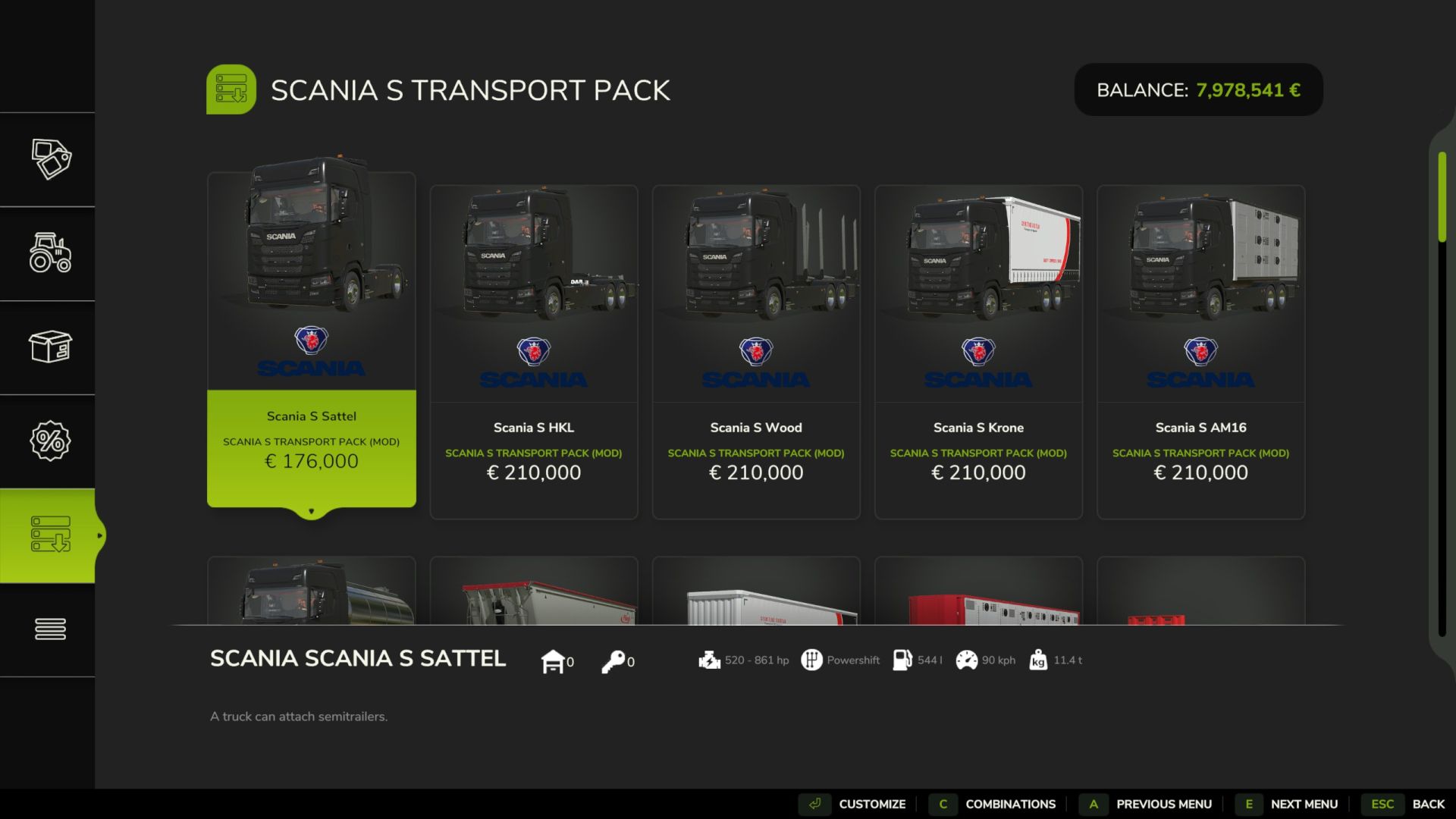 Pack di trasporto Scania di Ap0lLo