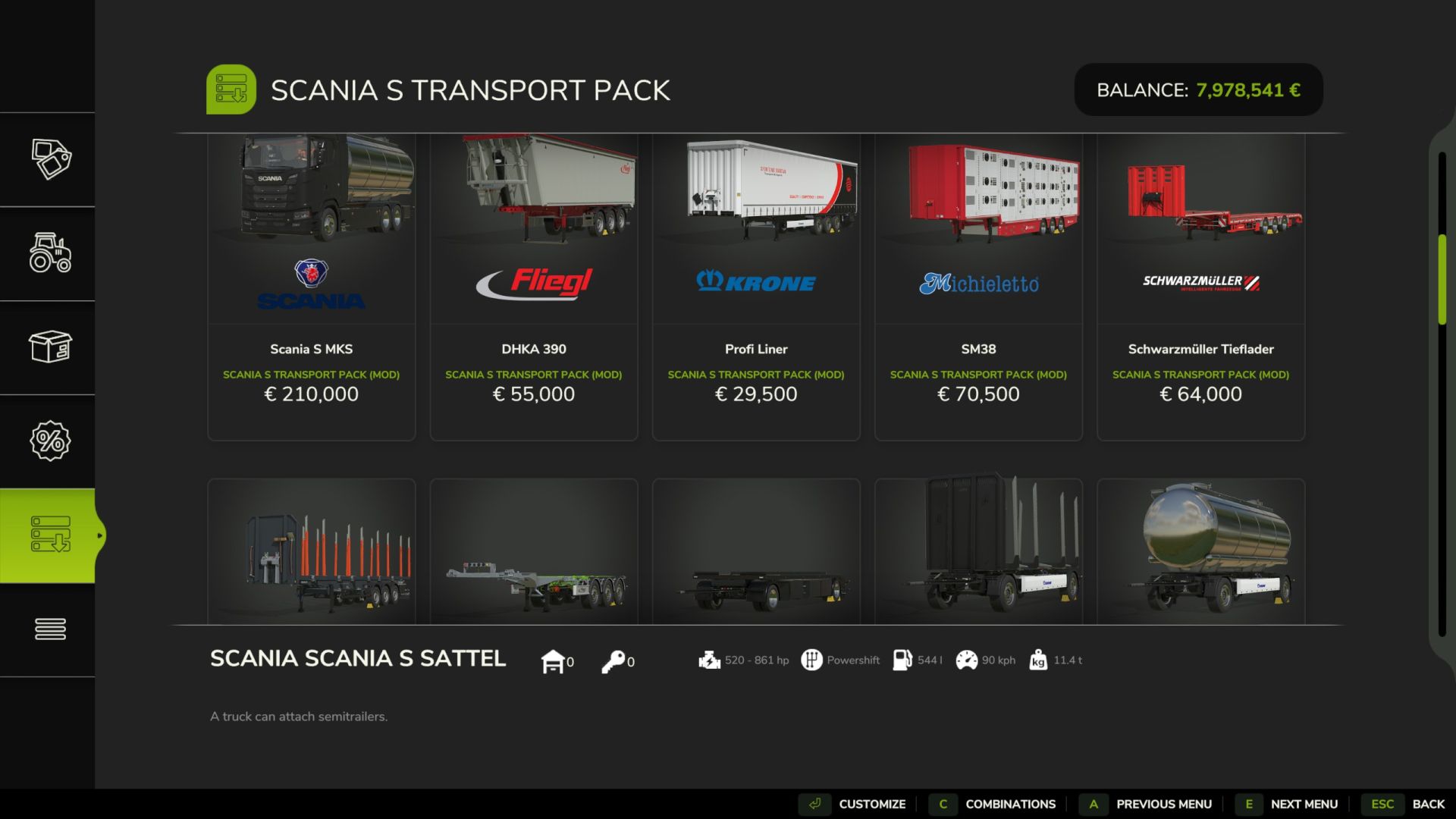 Pack di trasporto Scania di Ap0lLo