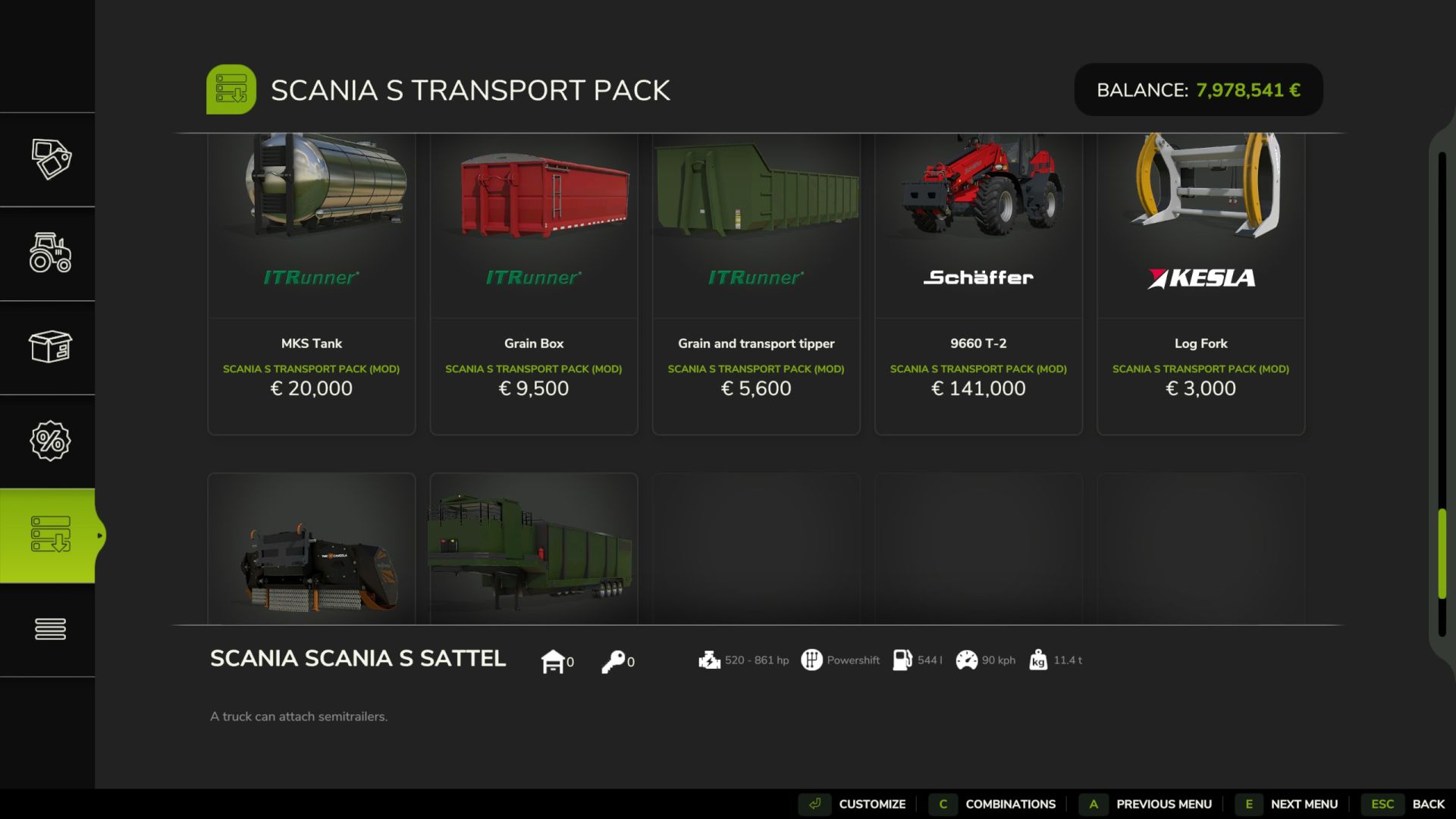 Pack di trasporto Scania di Ap0lLo