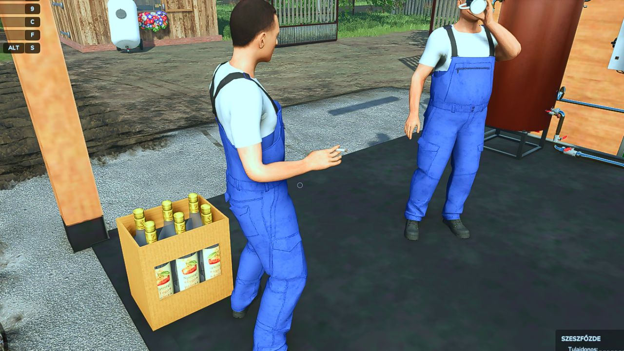 Яблоня и ликеро-водочный завод