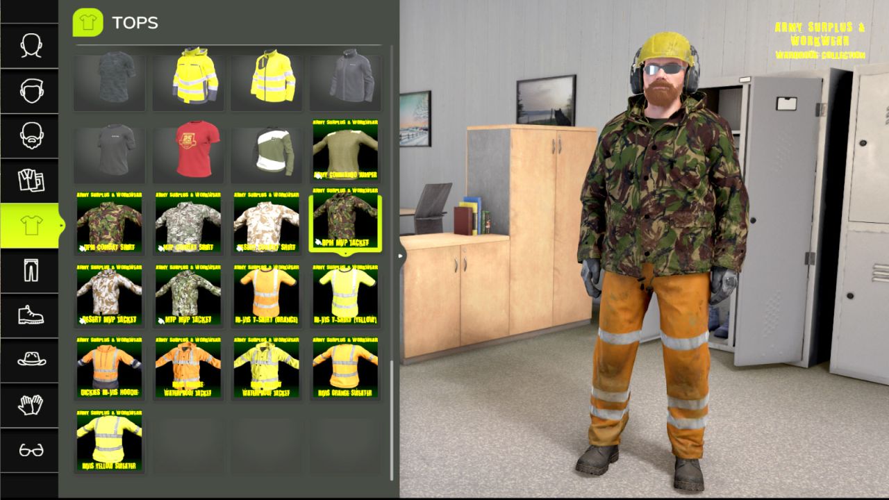 Army Surplus & Workwear-Garderobenkollektion