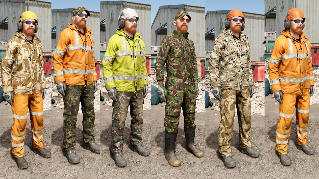 Army Surplus & Workwear-Garderobenkollektion