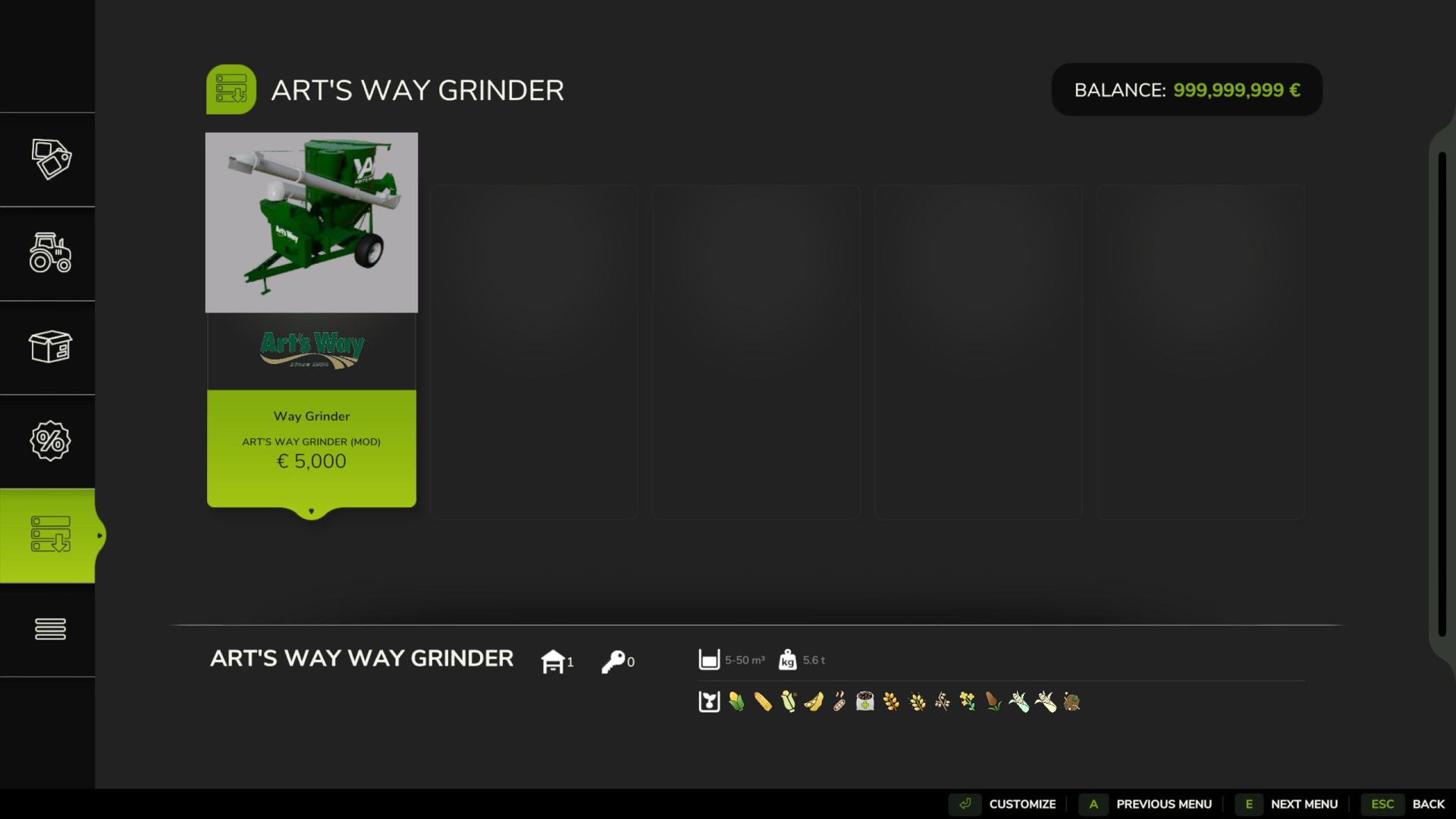 Arts Way Grinder Mixer