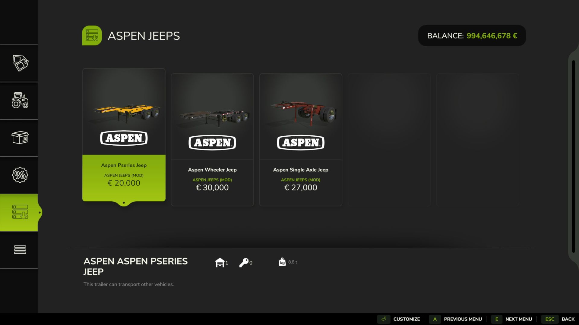 Aspen Jeeps & Boosters