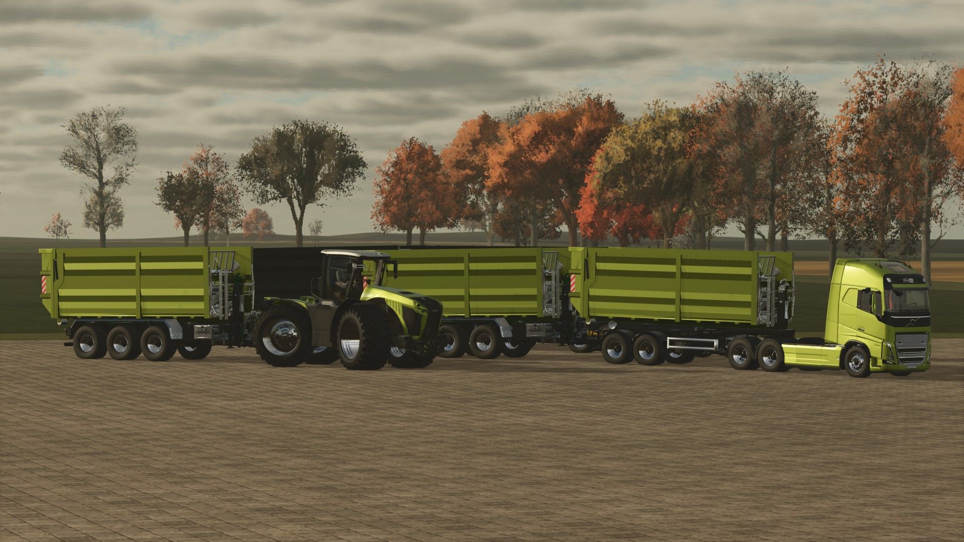 Ass-Multi Container with deportation sign including HKL trailers for trucks and tractors