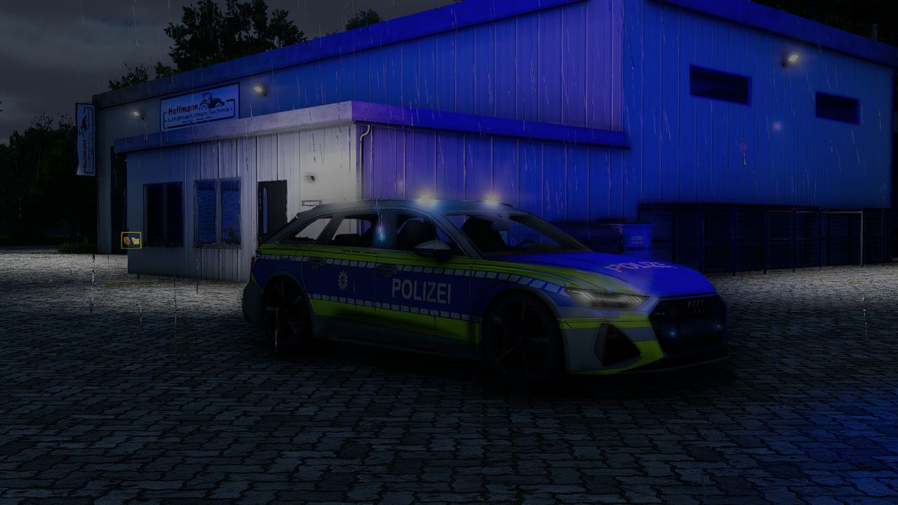 Audi RS6 police