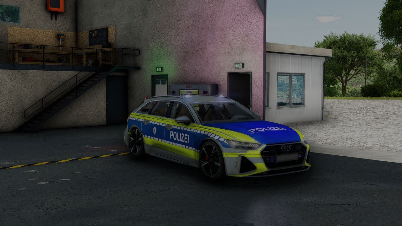 Audi RS6 police