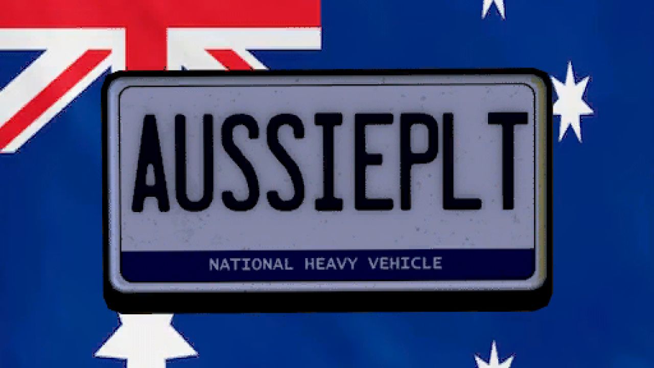 Australian license plates