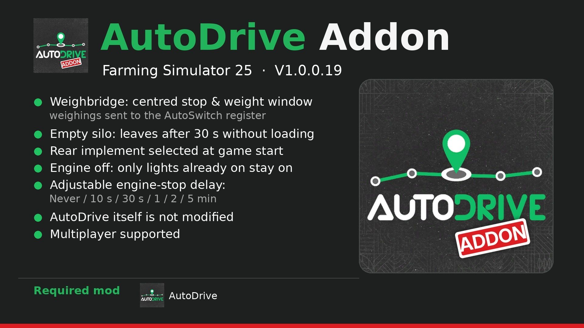 AutoDrive Addon