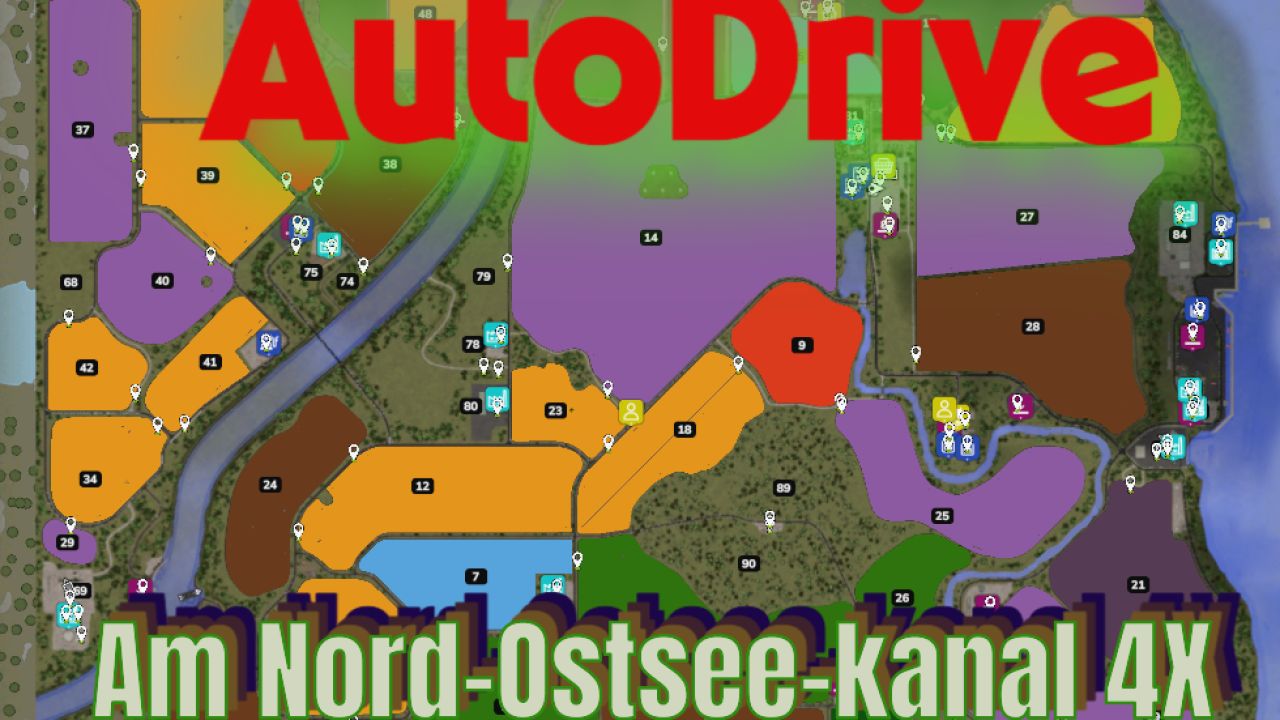 AutoDrive Am Nord-Ostsee-Kanal 4x