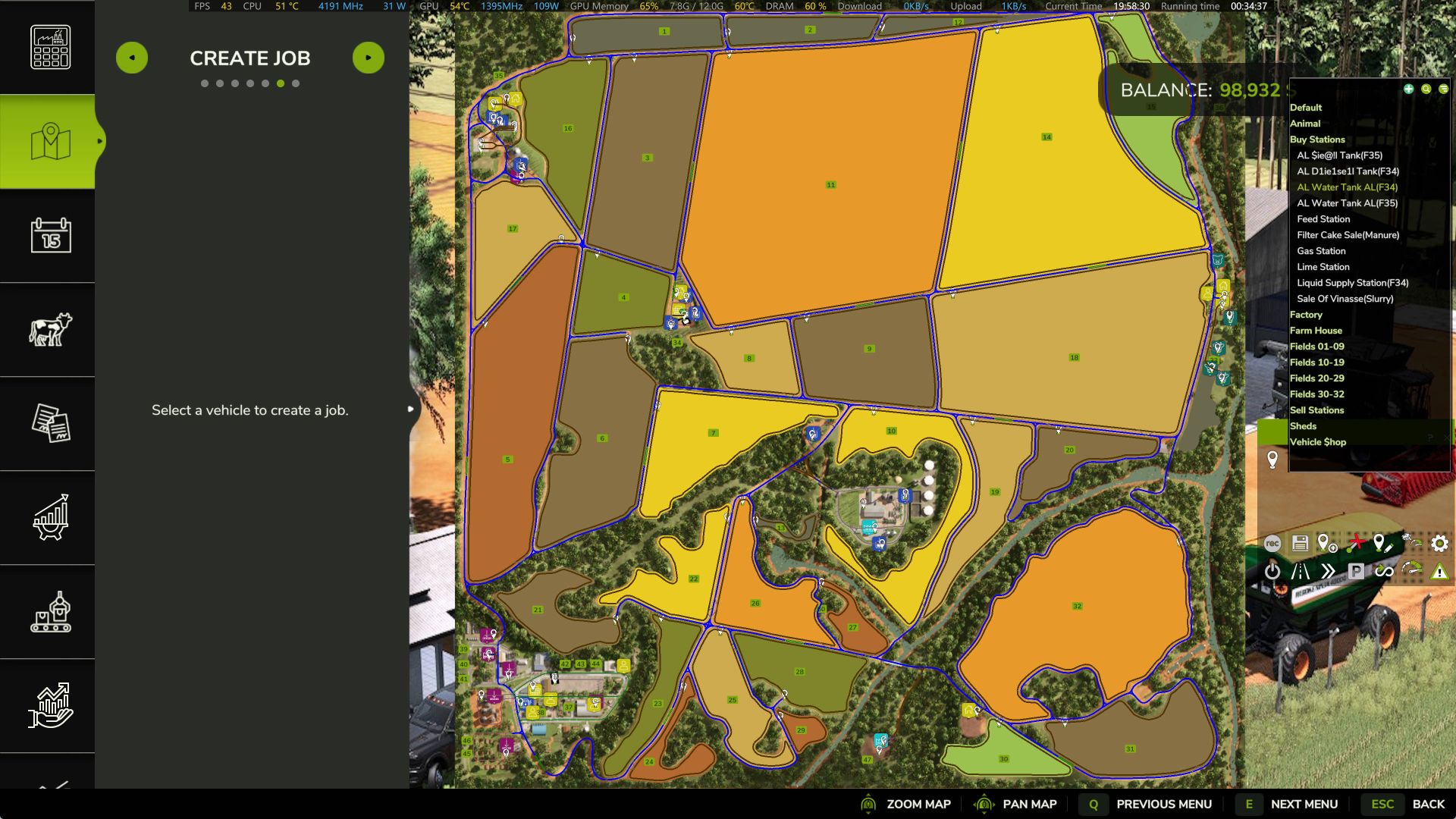 AutoDrive Fazenda Agua Limpa FS25