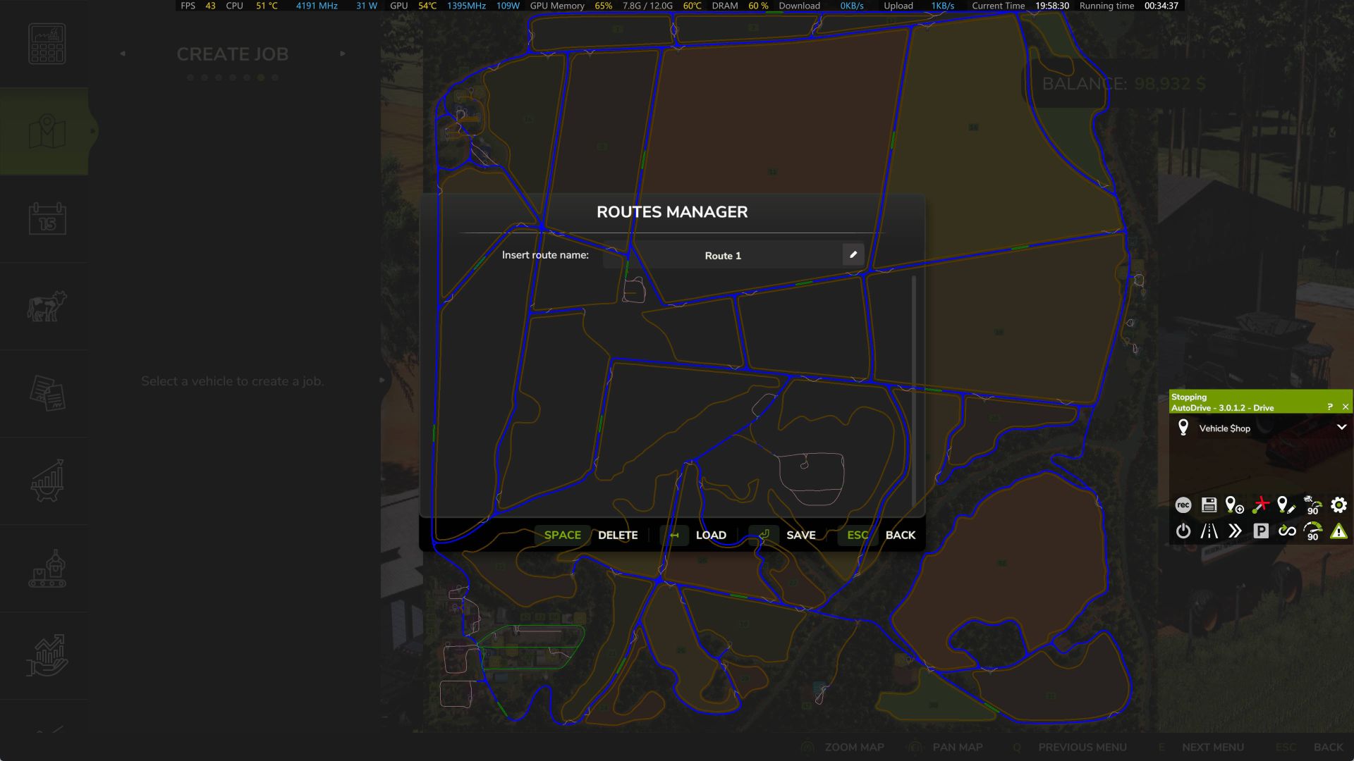 AutoDrive Fazenda Agua Limpa FS25 thumbnail 2