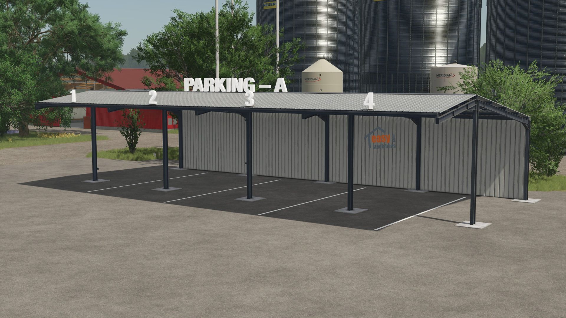 AutoDrive ready Parking Sheds Pack