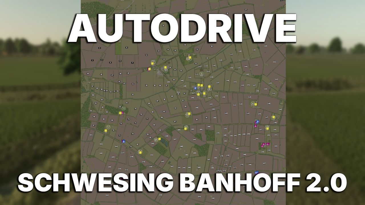 Autodrive Schwesing Bahnhof V2 FS25