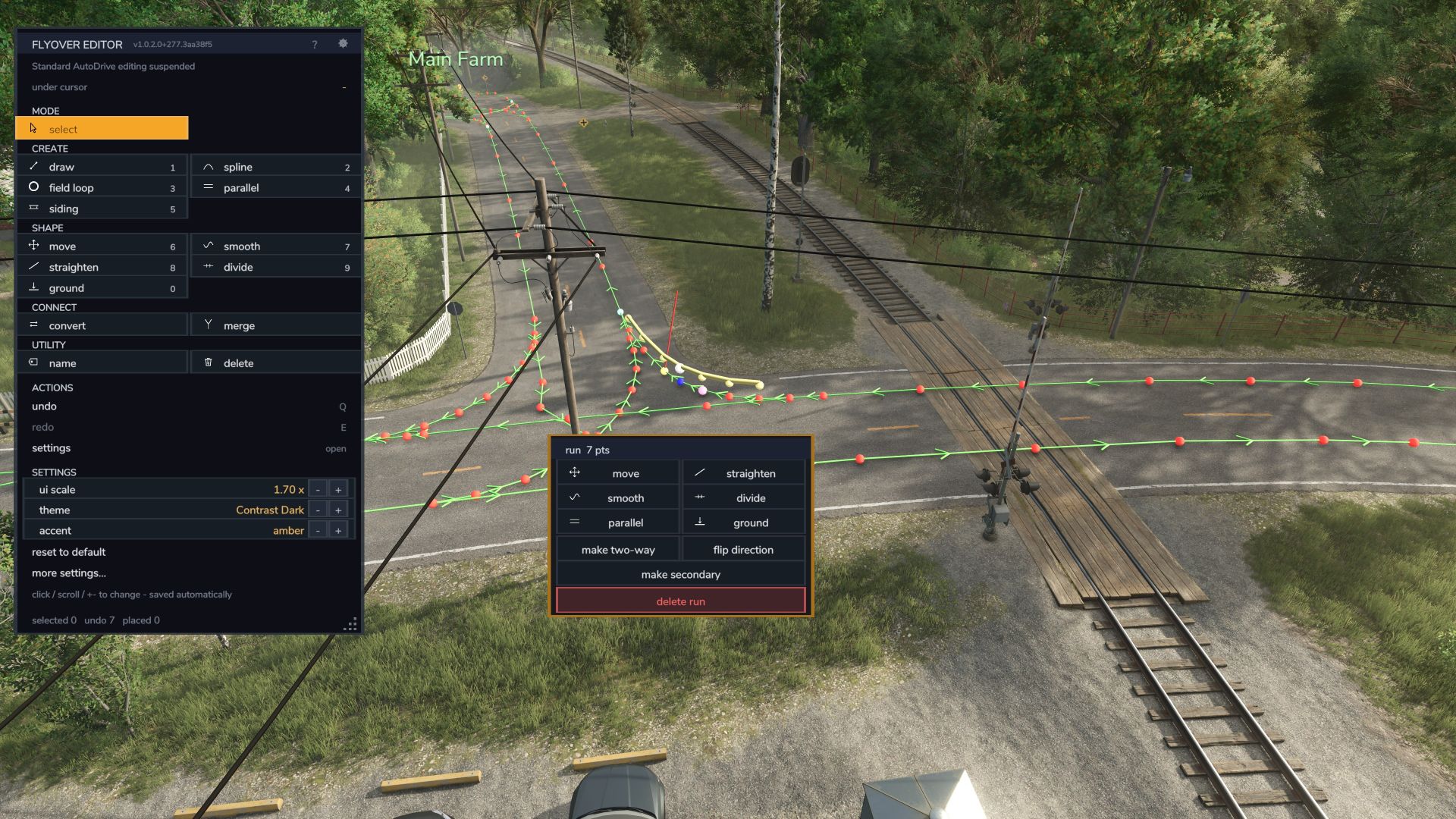 AutoDrive top-down flyover editor FS25 thumbnail 3