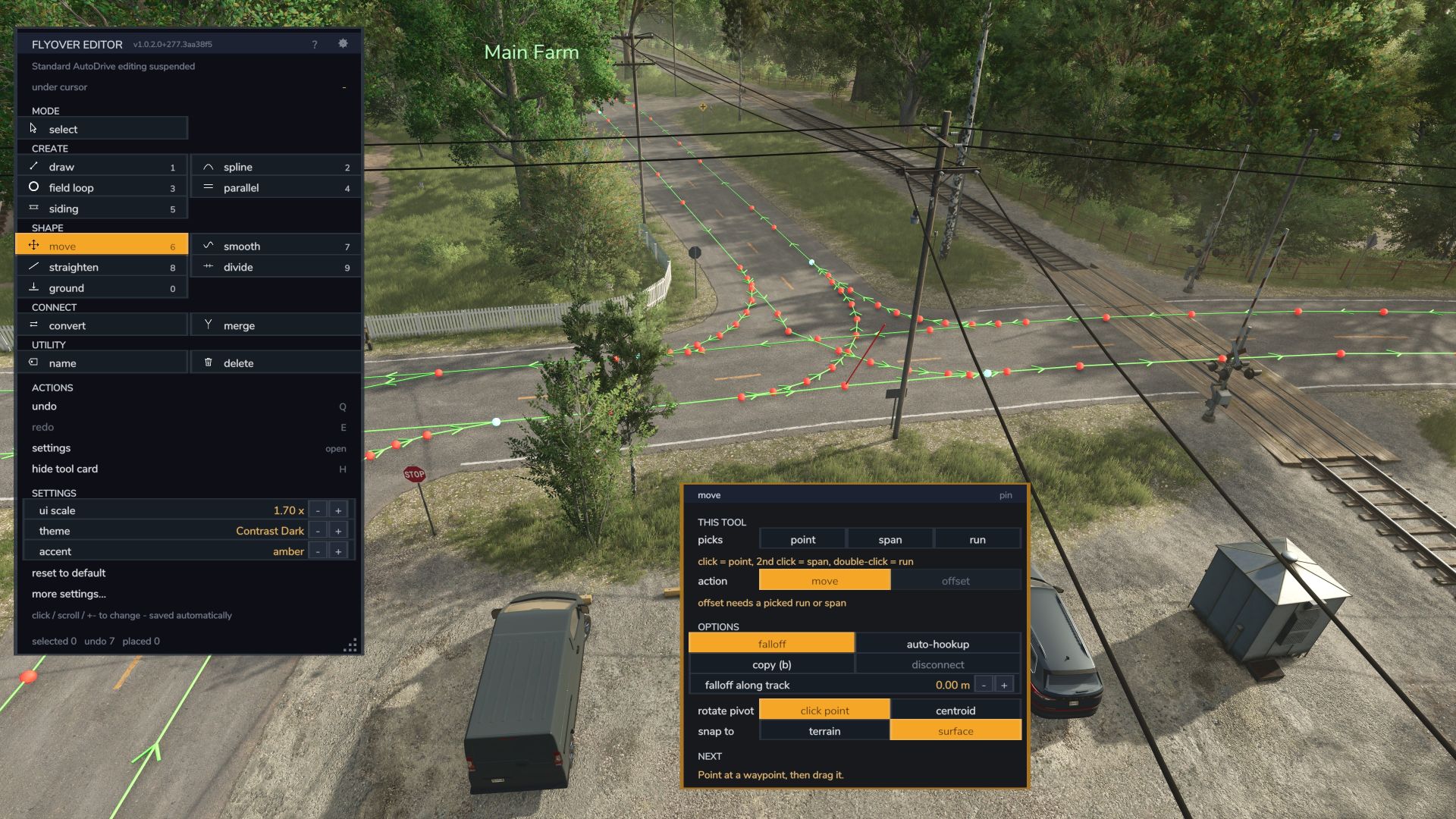 AutoDrive top-down flyover editor FS25 thumbnail 2