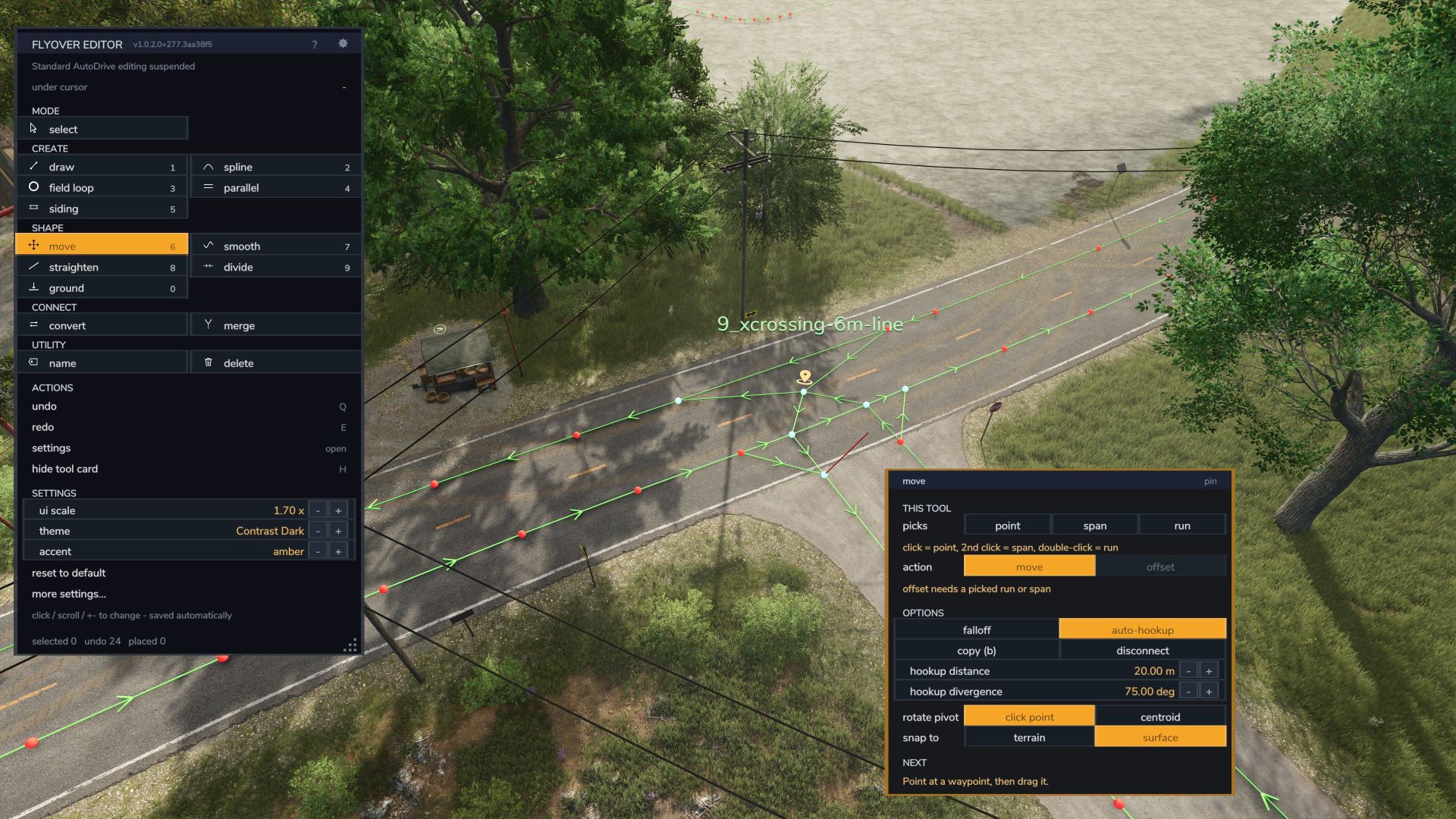 AutoDrive top-down flyover editor FS25 thumbnail 6
