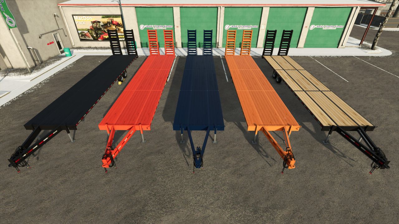 Automatisch laden van balen-/combinatietrailer