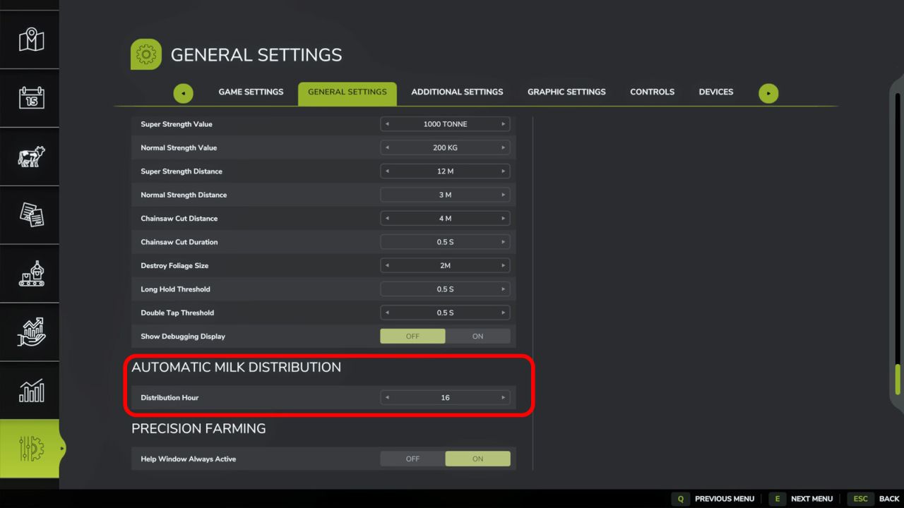 Automatische Milchverteilung